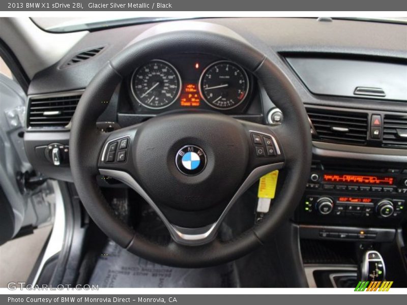 Glacier Silver Metallic / Black 2013 BMW X1 sDrive 28i