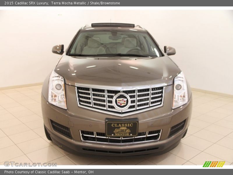 Terra Mocha Metallic / Shale/Brownstone 2015 Cadillac SRX Luxury