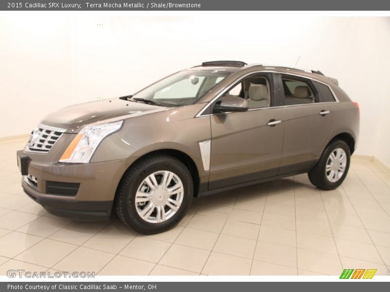 Terra Mocha Metallic / Shale/Brownstone 2015 Cadillac SRX Luxury