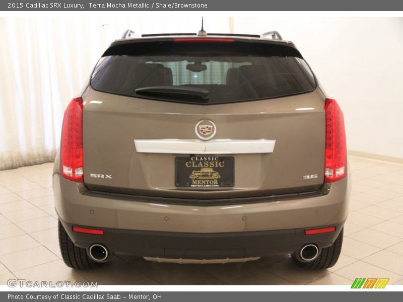 Terra Mocha Metallic / Shale/Brownstone 2015 Cadillac SRX Luxury