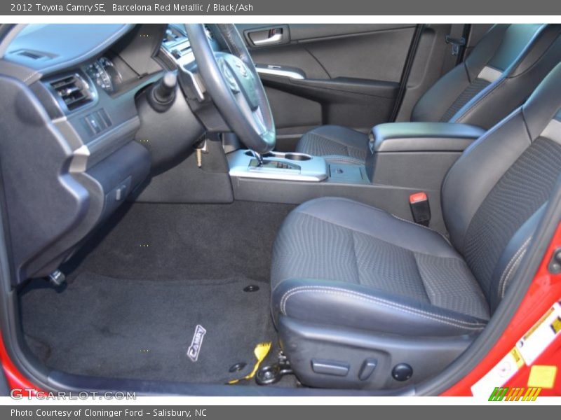 Barcelona Red Metallic / Black/Ash 2012 Toyota Camry SE