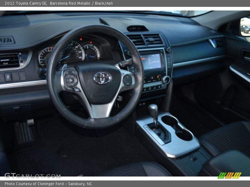 Barcelona Red Metallic / Black/Ash 2012 Toyota Camry SE