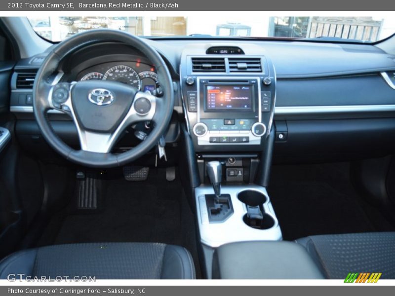 Barcelona Red Metallic / Black/Ash 2012 Toyota Camry SE