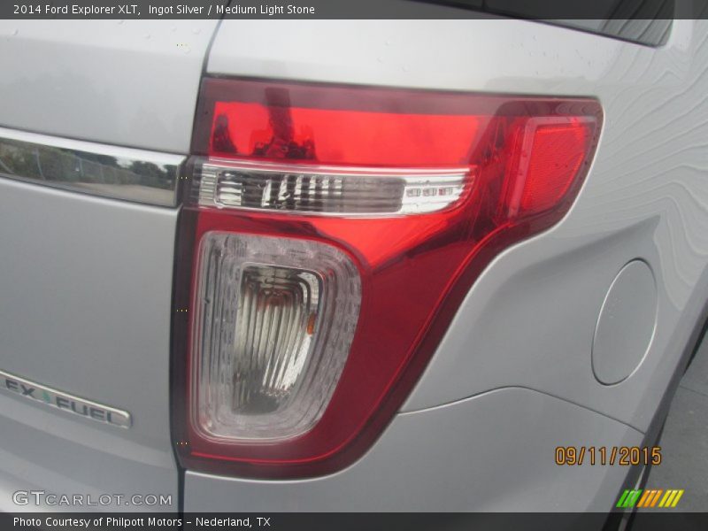 Ingot Silver / Medium Light Stone 2014 Ford Explorer XLT