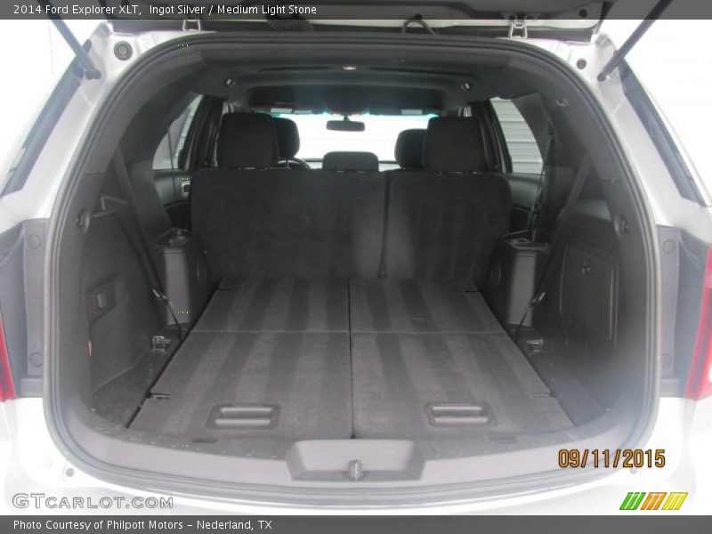 Ingot Silver / Medium Light Stone 2014 Ford Explorer XLT