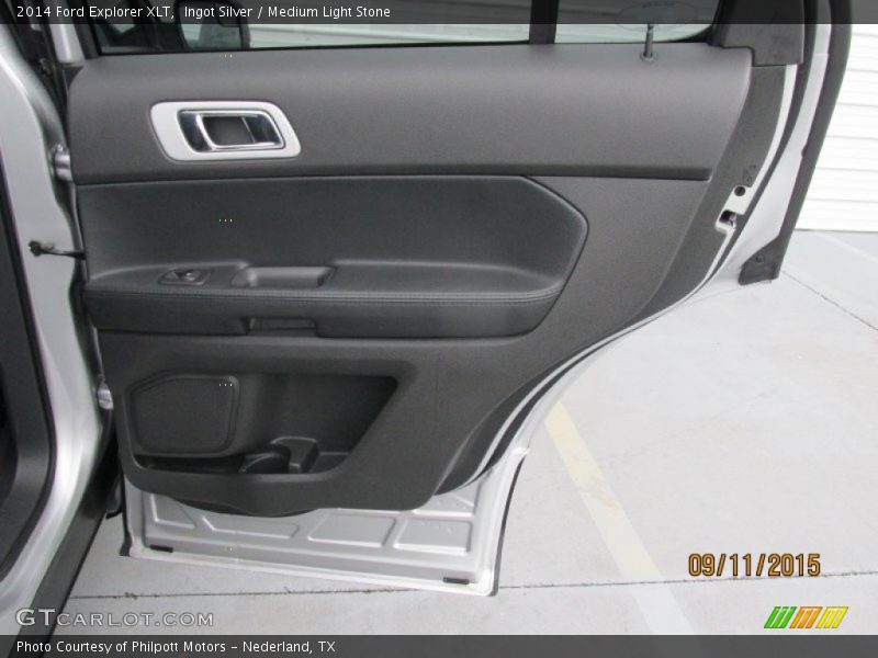 Ingot Silver / Medium Light Stone 2014 Ford Explorer XLT