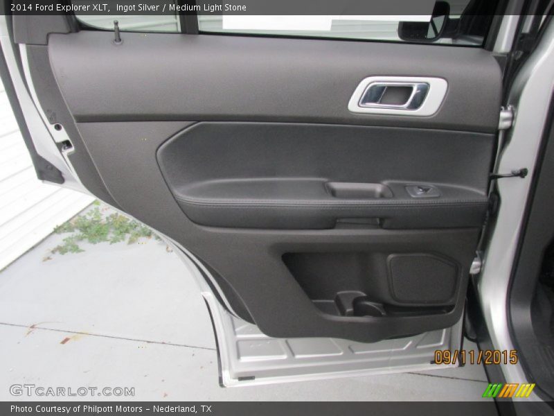 Ingot Silver / Medium Light Stone 2014 Ford Explorer XLT