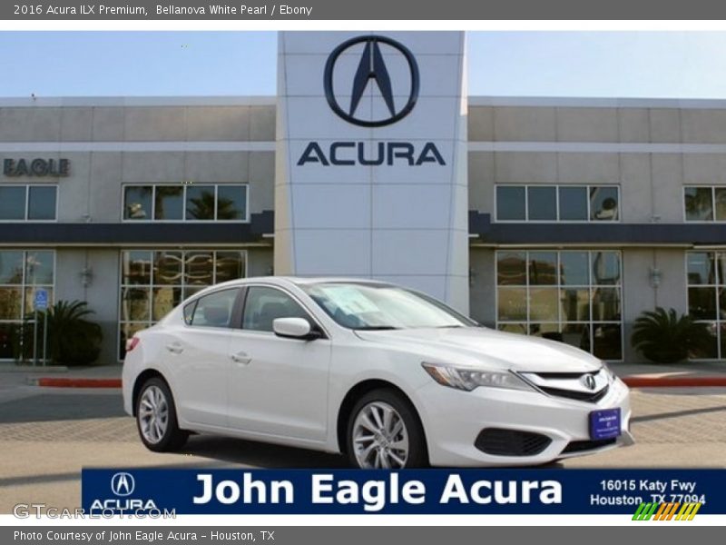 Bellanova White Pearl / Ebony 2016 Acura ILX Premium