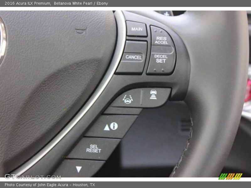 Bellanova White Pearl / Ebony 2016 Acura ILX Premium