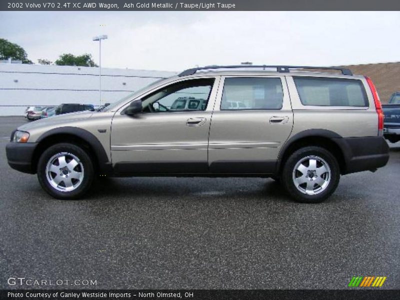 Ash Gold Metallic / Taupe/Light Taupe 2002 Volvo V70 2.4T XC AWD Wagon