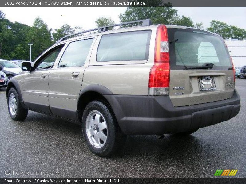 Ash Gold Metallic / Taupe/Light Taupe 2002 Volvo V70 2.4T XC AWD Wagon