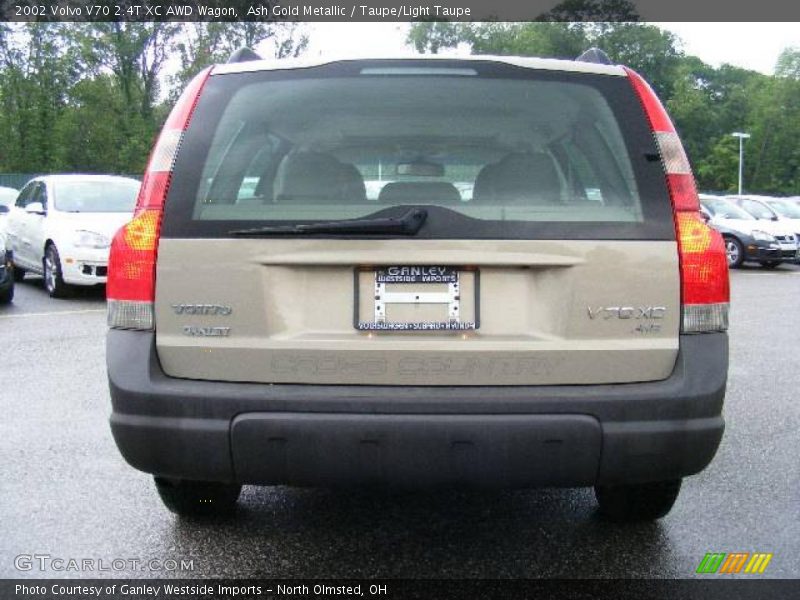 Ash Gold Metallic / Taupe/Light Taupe 2002 Volvo V70 2.4T XC AWD Wagon