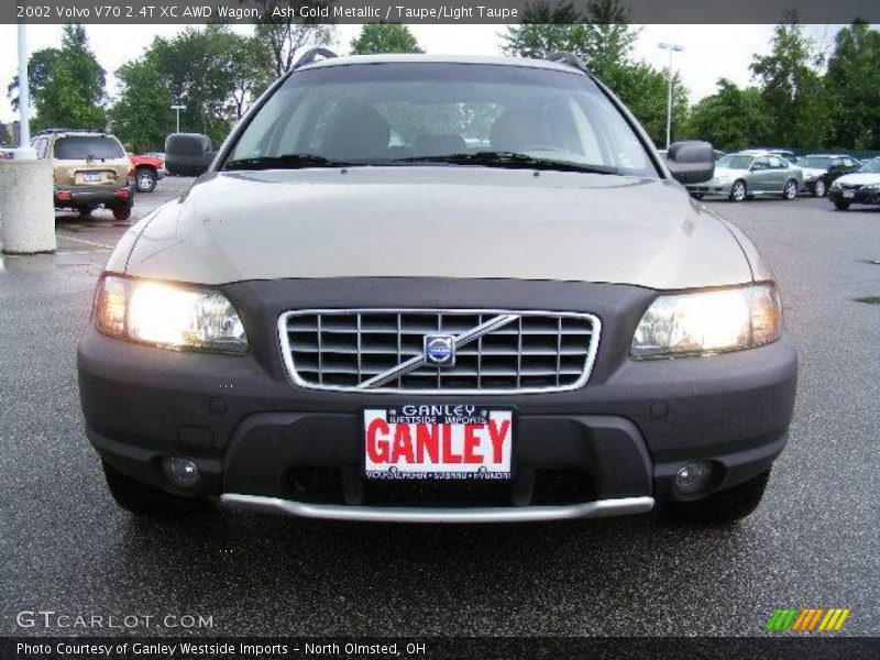 Ash Gold Metallic / Taupe/Light Taupe 2002 Volvo V70 2.4T XC AWD Wagon