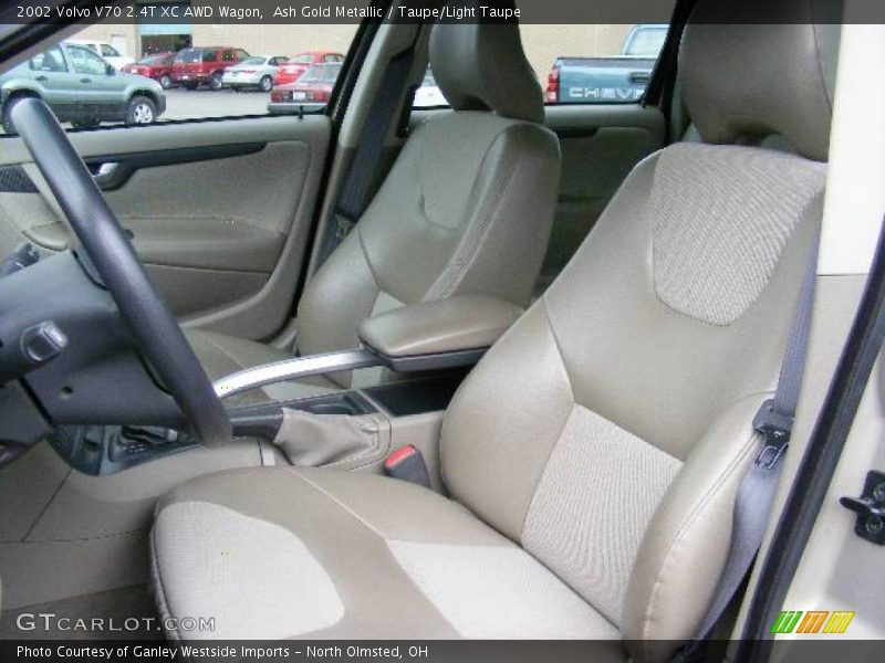 Ash Gold Metallic / Taupe/Light Taupe 2002 Volvo V70 2.4T XC AWD Wagon