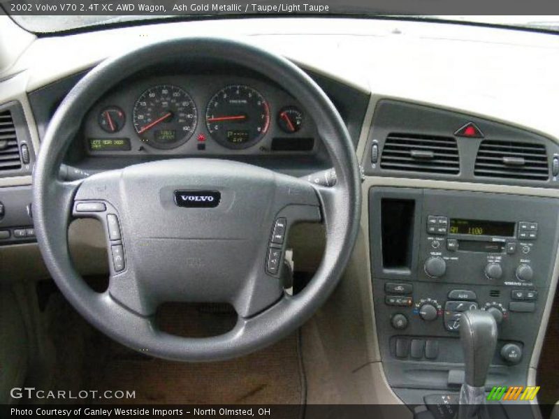 Ash Gold Metallic / Taupe/Light Taupe 2002 Volvo V70 2.4T XC AWD Wagon