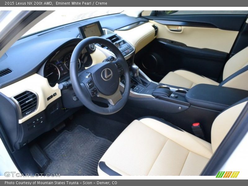 Creme Interior - 2015 NX 200t AWD 