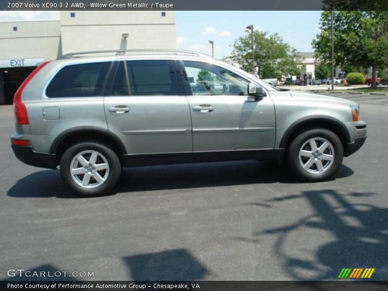 Willow Green Metallic / Taupe 2007 Volvo XC90 3.2 AWD