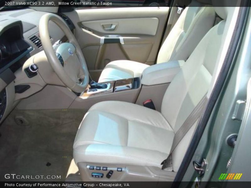 Willow Green Metallic / Taupe 2007 Volvo XC90 3.2 AWD