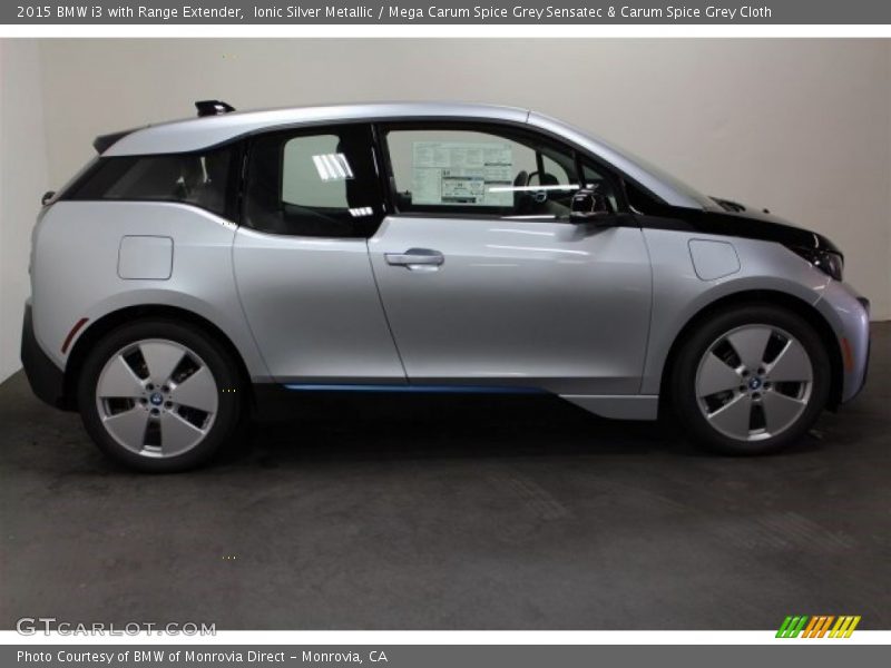  2015 i3 with Range Extender Ionic Silver Metallic