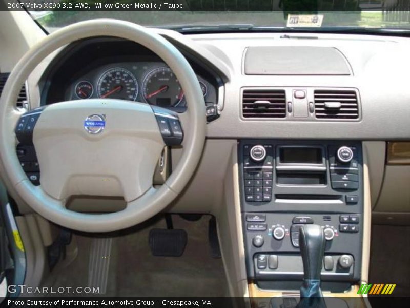 Willow Green Metallic / Taupe 2007 Volvo XC90 3.2 AWD