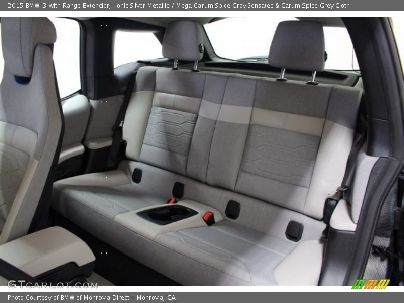 Rear Seat of 2015 i3 with Range Extender