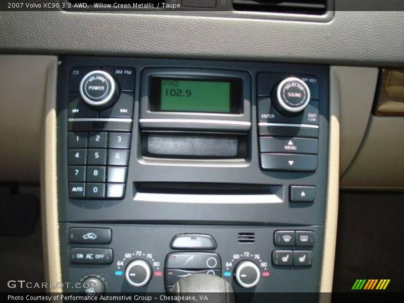 Willow Green Metallic / Taupe 2007 Volvo XC90 3.2 AWD