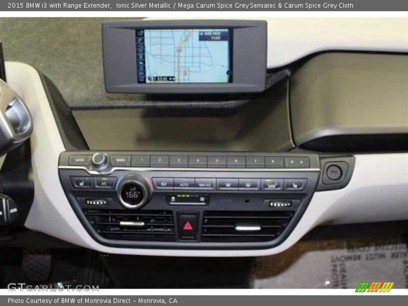 Controls of 2015 i3 with Range Extender