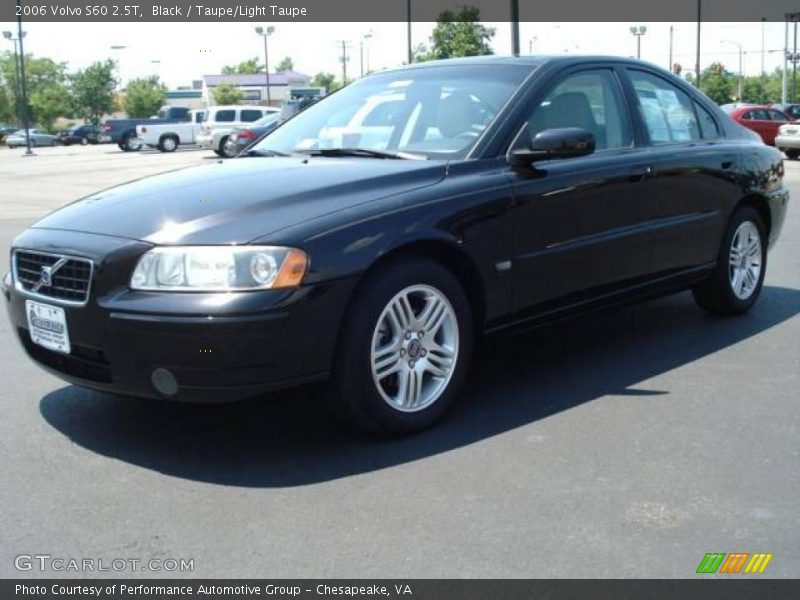 Black / Taupe/Light Taupe 2006 Volvo S60 2.5T