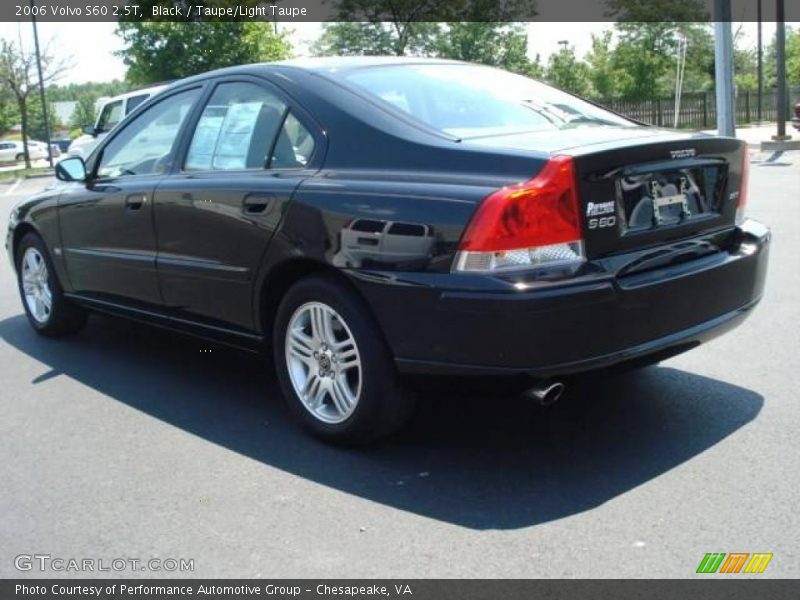 Black / Taupe/Light Taupe 2006 Volvo S60 2.5T