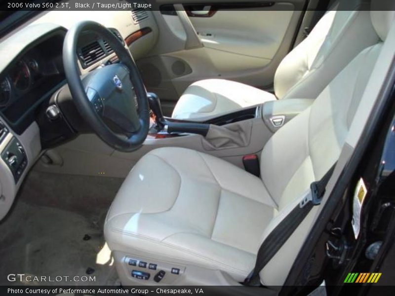 Black / Taupe/Light Taupe 2006 Volvo S60 2.5T
