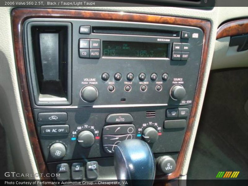 Black / Taupe/Light Taupe 2006 Volvo S60 2.5T