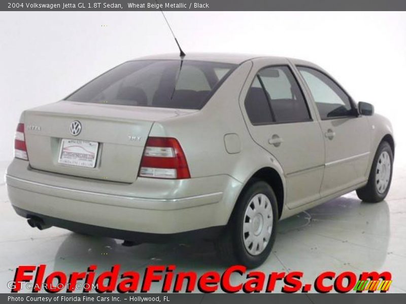 Wheat Beige Metallic / Black 2004 Volkswagen Jetta GL 1.8T Sedan