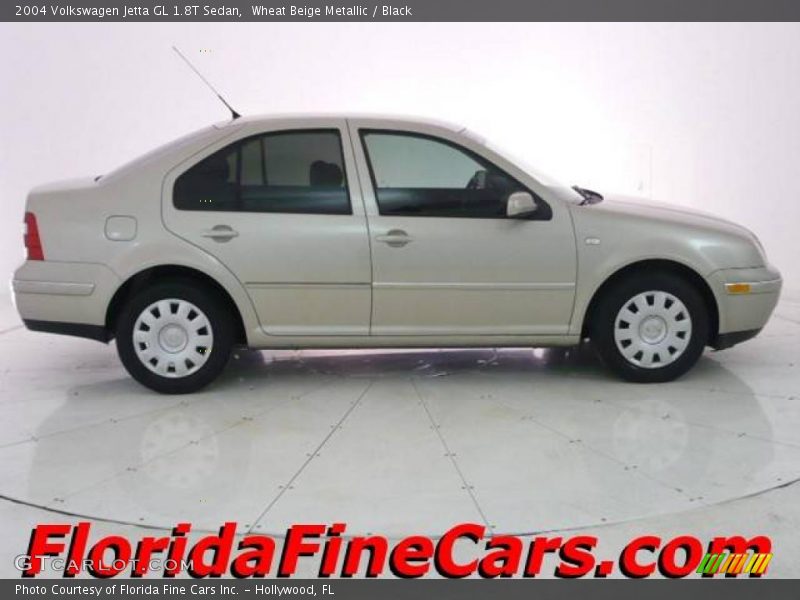Wheat Beige Metallic / Black 2004 Volkswagen Jetta GL 1.8T Sedan