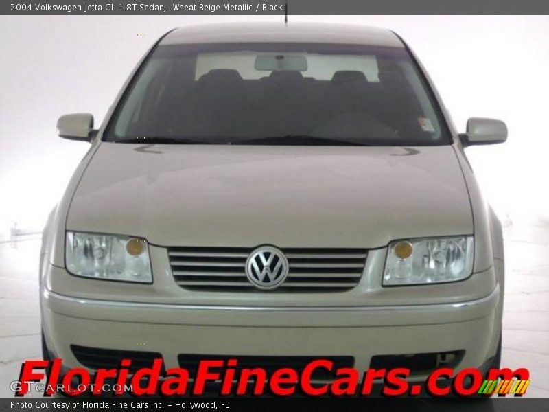 Wheat Beige Metallic / Black 2004 Volkswagen Jetta GL 1.8T Sedan
