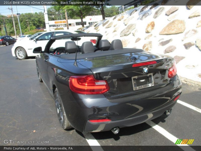 Black Sapphire Metallic / Black 2016 BMW M235i xDrive Convertible