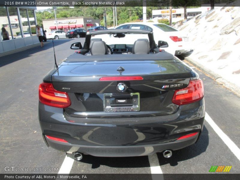 Black Sapphire Metallic / Black 2016 BMW M235i xDrive Convertible