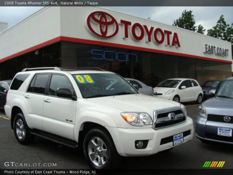 Natural White / Taupe 2008 Toyota 4Runner SR5 4x4