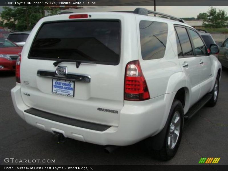 Natural White / Taupe 2008 Toyota 4Runner SR5 4x4