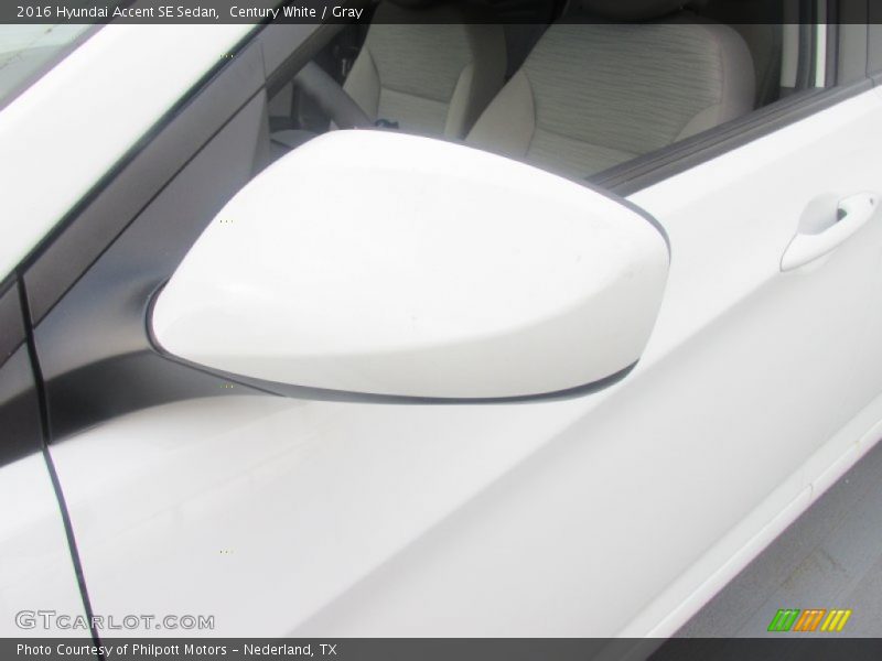 Century White / Gray 2016 Hyundai Accent SE Sedan