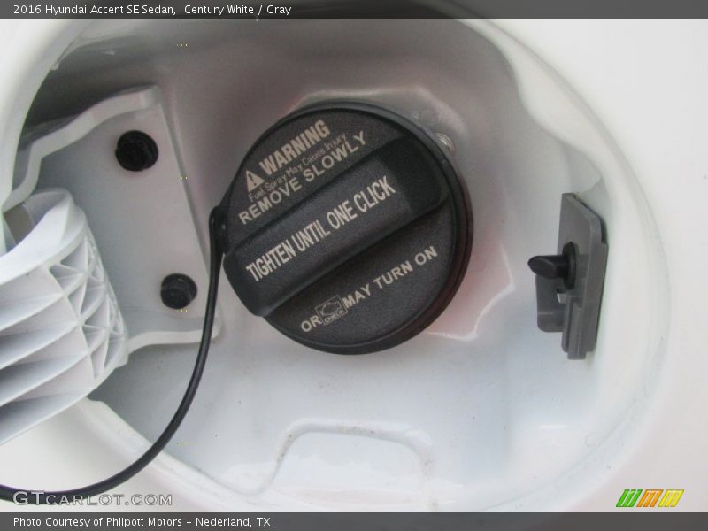 Century White / Gray 2016 Hyundai Accent SE Sedan