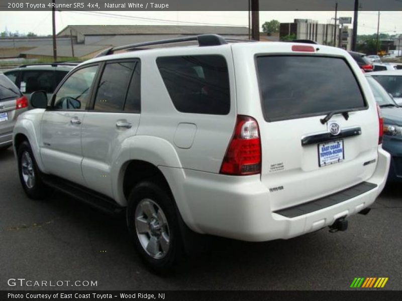 Natural White / Taupe 2008 Toyota 4Runner SR5 4x4