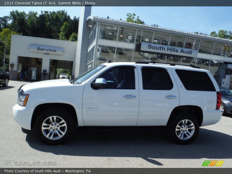 Summit White / Ebony 2013 Chevrolet Tahoe LT 4x4