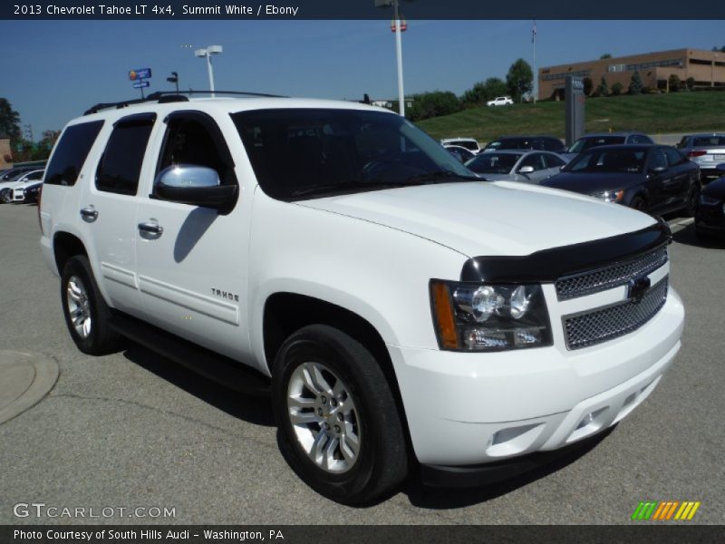 Summit White / Ebony 2013 Chevrolet Tahoe LT 4x4