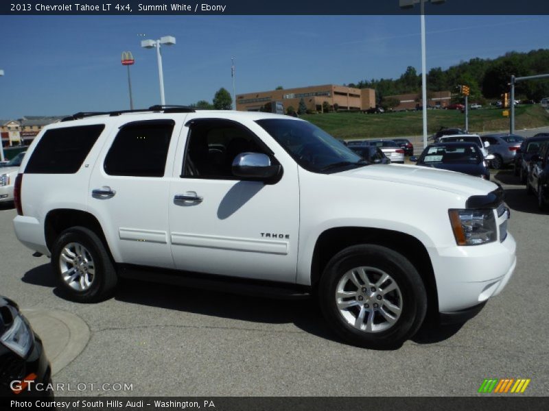 Summit White / Ebony 2013 Chevrolet Tahoe LT 4x4