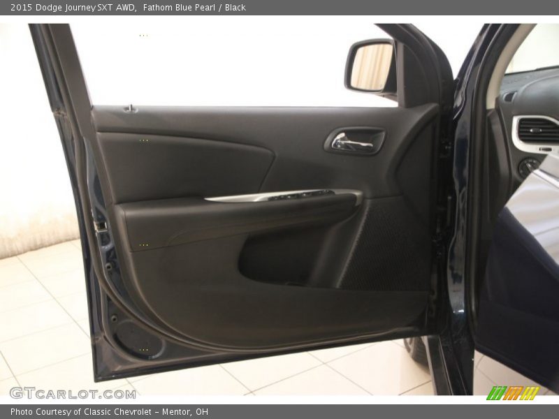 Fathom Blue Pearl / Black 2015 Dodge Journey SXT AWD