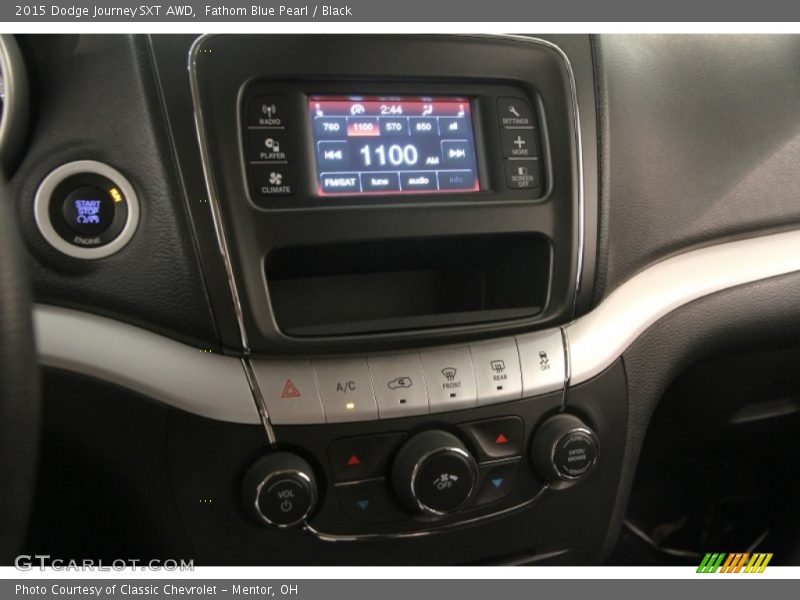 Fathom Blue Pearl / Black 2015 Dodge Journey SXT AWD