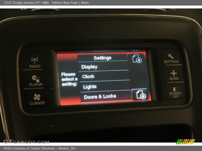 Fathom Blue Pearl / Black 2015 Dodge Journey SXT AWD