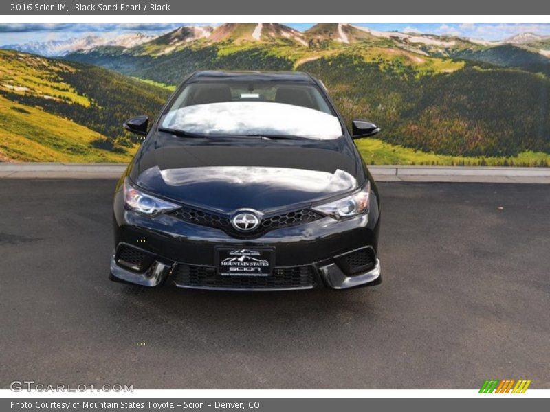 Black Sand Pearl / Black 2016 Scion iM