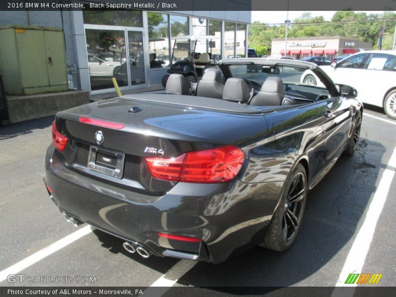 Black Sapphire Metallic / Black 2016 BMW M4 Convertible