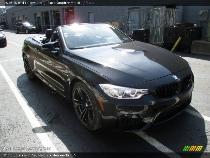 Black Sapphire Metallic / Black 2016 BMW M4 Convertible